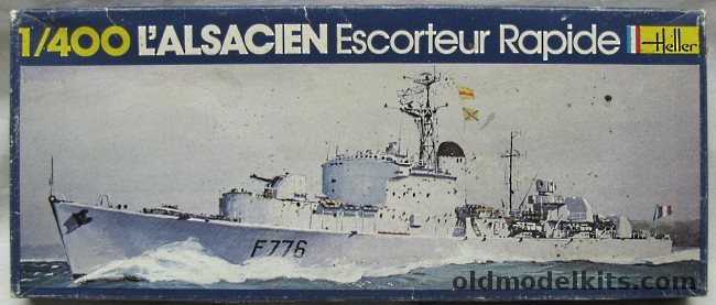 Heller 1/400 L`Alsacien F776 / Le Vendeen F778 / Le Provencal F777 (E52 Class) Fast Escort, 1082 plastic model kit